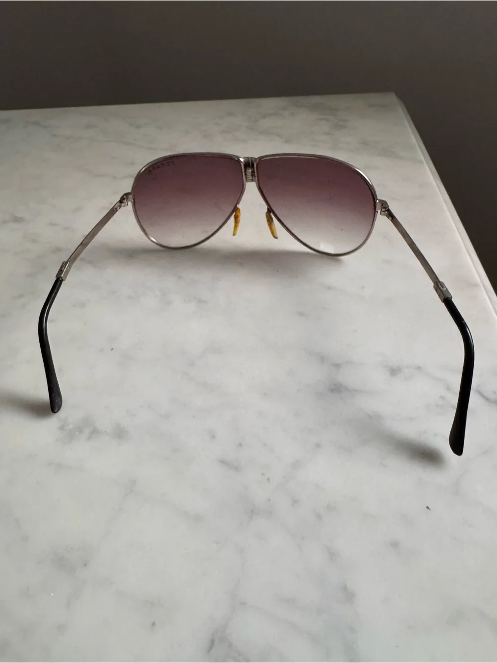 Vintage Ferrari Folding Aviator Sunglasses